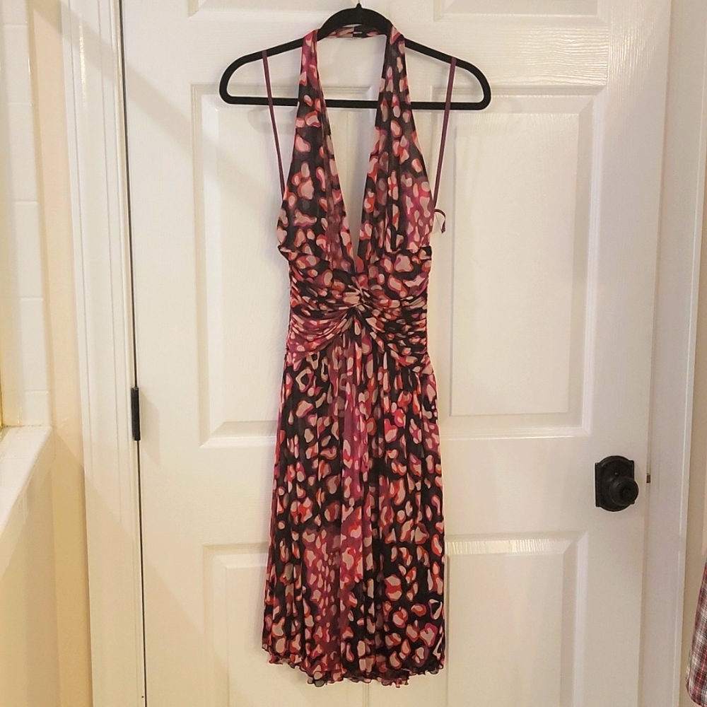 DVF Diane Von Furstenberg silk halter dress